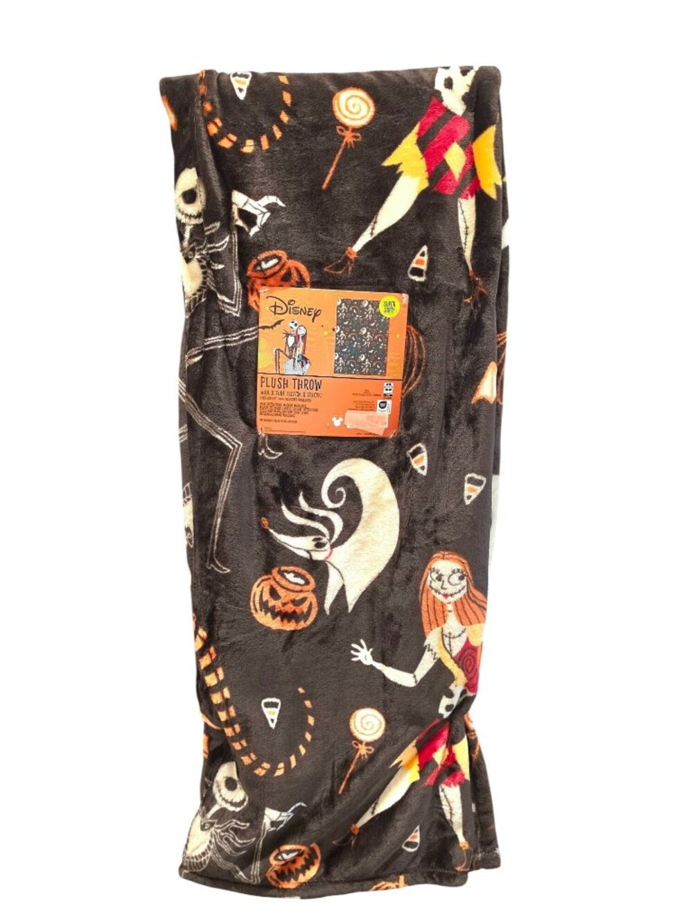 Jack Skellington and Sally Nightmare Before Christmas Halloween Throw Blanket